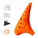 thumbnail image 3 of Ocarina Alto C coleccionable de 12 agujeros para niños, principiantes y adultos Naranja, 3 of 9