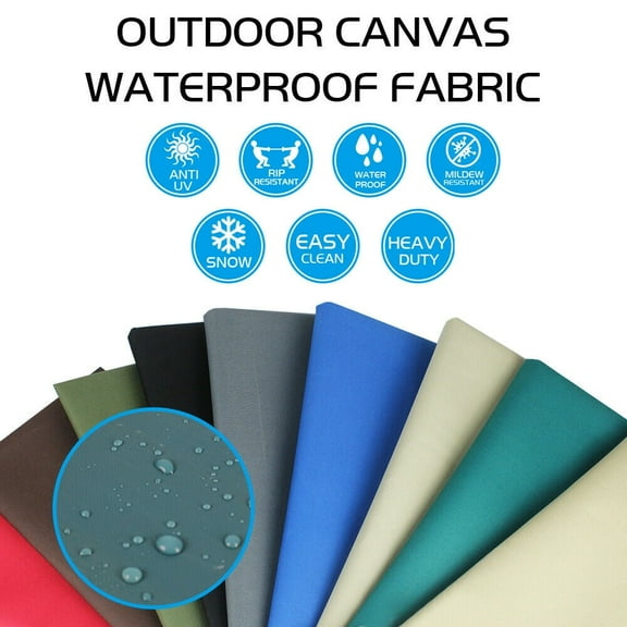 Waterproof Canvas Fabric Material 600 Denier Thick Heavy Duty Choose