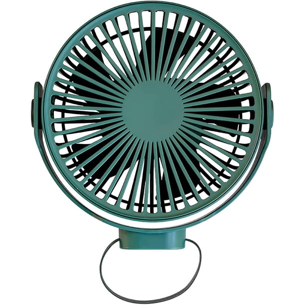 Portable Fan,4000mah Camping Fan With Led Lights, 4 Speeds, Portable Rechargeable Battery Operated With Hanging Lanyard For Desktop Tent Travel Home O