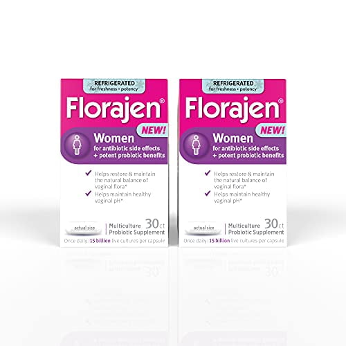 Florajen Refrigerated Probiotics For Women 15 Billion Cfus Multi Culture Probiotic Nutritional 5751