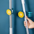 thumbnail image 3 of Mohdy Creative Mop Hook No-Drill Wall-Mounted Adhesive Storage Rack A,Creative Mop Hook Free Perforation Wall Hanging Adhesive Storage Rack,Material:High Quality, 3 of 4