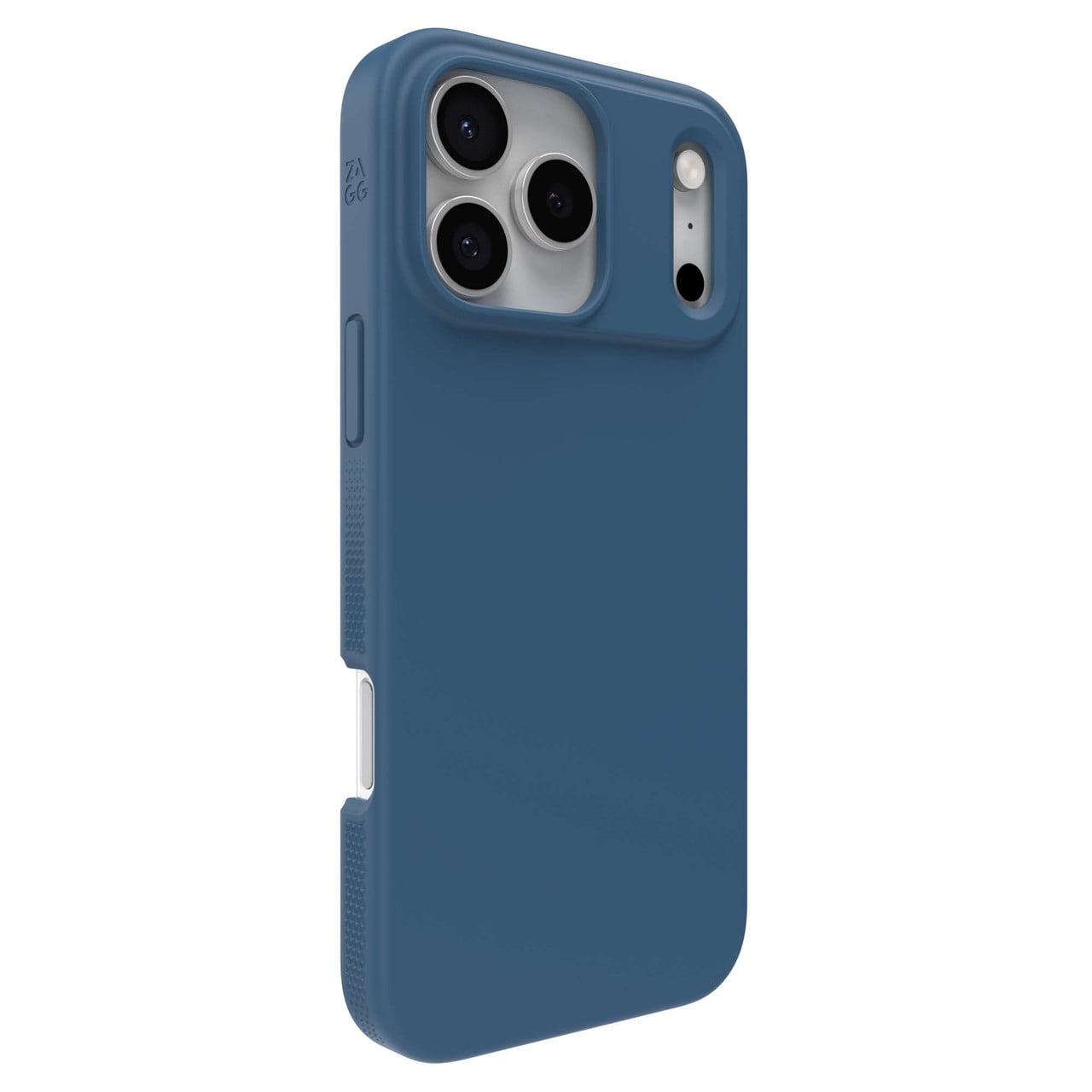 ZAGG Manhattan Snap Phone Case for iPhone 17 Pro Max - Gray Clay Drop Protection (13ft/4m) Soft-Touch Silicone Slim & Lightweight Smooth Surface & No-Slip Grip MagSafe Compatible