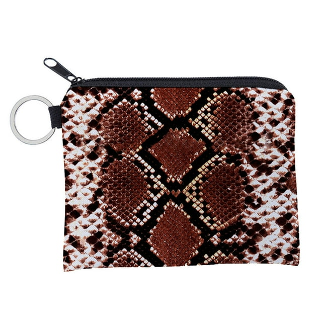Chang Purse Waterproof Serpentine Pattern Bohemia Style Coin Purses Thick Inner Layer Small Wallet Women Accessory Cards Packs lqb3024