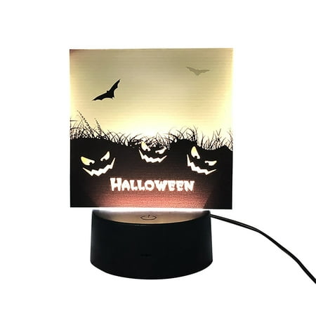 

Veki Night Light Usb Pumpkin Panel With A Base Bedside Lamp Unique Decorative Led Light Led Party Light Bulb with