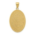 thumbnail image 4 of 14K Yellow Gold Charm Pendant Themed 41 mm 21 Miraculous Medal, 4 of 4