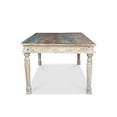 thumbnail image 3 of Driftwood Recycled Carved Dining Table, 3 of 6