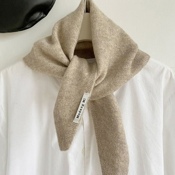 Wool Knitted Triangular Scarf Warm Warm Shawl New Triangle Knit Scarves Winter