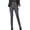 f_Dark Gray Sherpa Fleece Lined Legging, variant on Sherpa Fleece Lined Leggings for Women Trendy Printed Warm Thick Leggings High Waist Workout Pants Winter Leggings Tights Black L