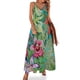 thumbnail image 1 of Vestido sin mangas de seda con orquídeas pintadas, vestido de mujer, vestidos de noche para mujer, 1 of 7