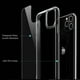 thumbnail image 3 of Funda transparente HD para iPhone 11 Pro Max resistente a los arañazos parte trasera de cristal 9H y marco de silicona TPU y funda protectora suave que absorbe los golpes, 3 of 8