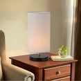 thumbnail image 5 of LINLIN Table Lamp,Minimalist Solid Wood Bedside Desk Lamp with Fabric Shade,Simple Nightstand Lamp for Bedroom Living Room Baby Room Office Study, 5 of 9