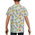 thumbnail image 5 of Wukai Skateboard Youth Unisex Short Sleeve T-Shirt for Boys, Girls, Teens, and Kids-X-Small, 5 of 7