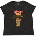 thumbnail image 3 of Inktastic Yorkshire Terrier Dog Yorkie Women's Plus Size T-Shirt, 3 of 5