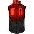 thumbnail image 4 of Men's ActionHeat  Black Chicago Bears 5V Softshell Battery Heated Full-Zip Vest, 4 of 7