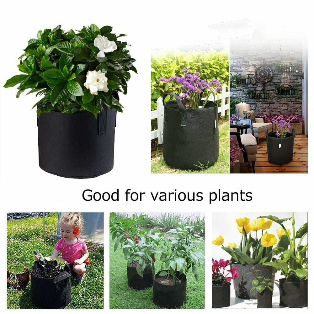 ALL-CARB Fabric Grow Bag Breathable Fabric Pots Plant Bags Grow