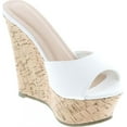 thumbnail image 6 of Fashion Focus Womens Ardo-42 Popular Wedge Sandal, 6 of 7