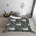 thumbnail image 7 of Salouo Cute Sloth Print Throw Blanket Gifts for Women Men Soft Flannel Blanket for Home Living Room Decor Bedroom Blanket Gifts for Mom Dad -50"x40", 7 of 7
