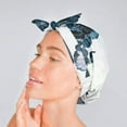 Kitsch Luxury Shower Cap for Women Waterproof, Reusable Shower Caps