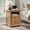 Light Tree Knot, variant on KeyWhat Nightstand with Charging Station, Rustic Wooden Bedside Table with 2 Drawers & Open Storage Shelf, End Table for Bedroom, Living Room, Light Tree Knot