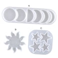 thumbnail image 2 of Inteprter Moldes de silicona de diseño especial Star Sun, molde de estrellas ligeras, molde de operación Simple, colgante de decoración para el hogar Artesanía Sol Inteprter HA075474-02, 2 of 6