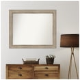thumbnail image 2 of Amanti Art Custom Wall and Bathroom Mirror (36 x 44 in.), Trellis Silver Frame, 2 of 7