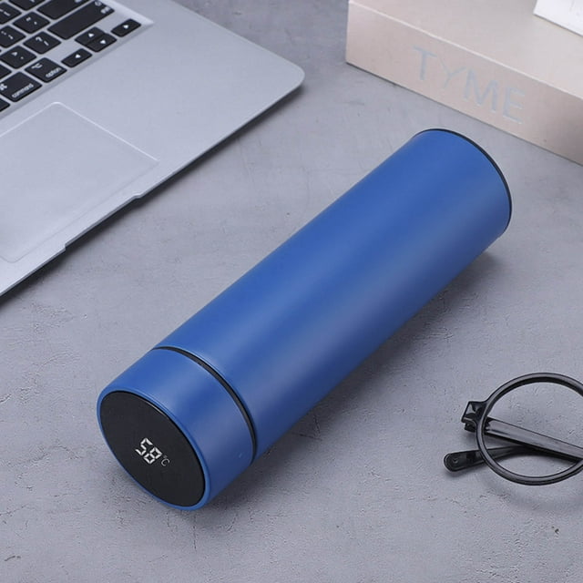 Tuvgenk Bpa Free Insulated Water Bottle 17 Oz Stainless Steel Sports Water Bottle Flask Leak Proof Blue Reusable for Gym Fitness Outdoor