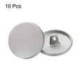 thumbnail image 3 of Uxcell 10pcs 32L Metal Round Flat Button Sewing Buttons 20mm Alloy Shank Craft Replacement Button for Men Women Suit Coat Shirt, Grey, 3 of 8