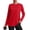 Red, variant on Pinspark Long Sleeve Workout Tops for Women Solid Athletic Shirts Lightweight Yoga Shirt Stretchy Running Top Loose Fit Black L