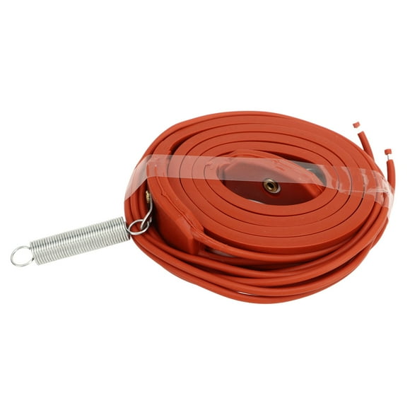 Risegun Câble Chauffant en Silicone Câble Chauffant Isolé étanche Autorégulant pour Tuyau De Tube De Compresseur AC AC220V 45W