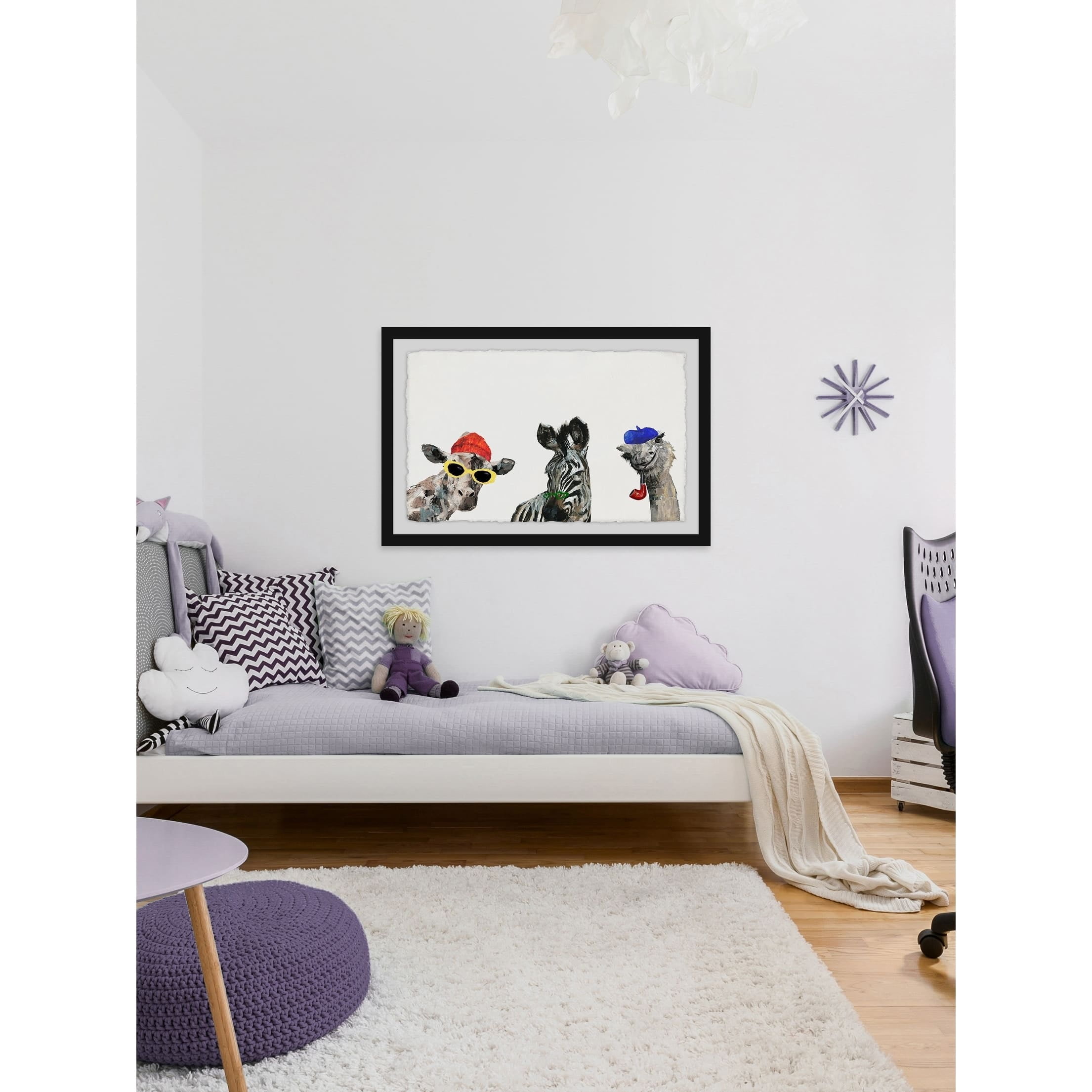 Happening Bunch Framed Painting Print