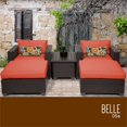 thumbnail image 1 of TKC Belle Ensemble de Conversation en Osier pour Patio 5 Pcs Orange, 1 of 1