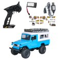 thumbnail image 4 of Hobby grado Radio Control Crawler Car 4CH simulado Car 260 Motor 1300mAH batería juguete adultos piezas modificadas - Azul Yotijar  escala de coche rc, 4 of 10