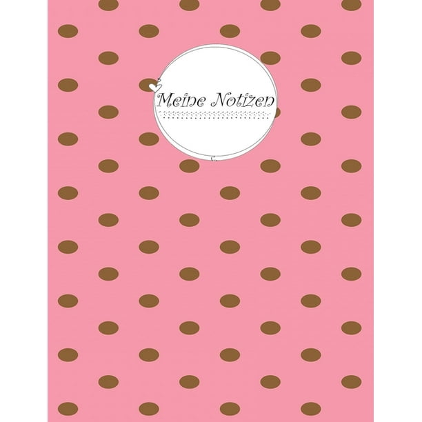Meine Notizen Groi Es Notizbuch Blanko 150 Seiten Softcover Gli Nzend Dots Ii Cherieeearts Walmart Com Walmart Com