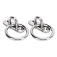 thumbnail image 3 of 2pcs Stainless Steel Pad Eye Plate High Strength Highly Polished Heavy Duty Pad Eye Plate with Round Rings for Marine 5MM, 3 of 14