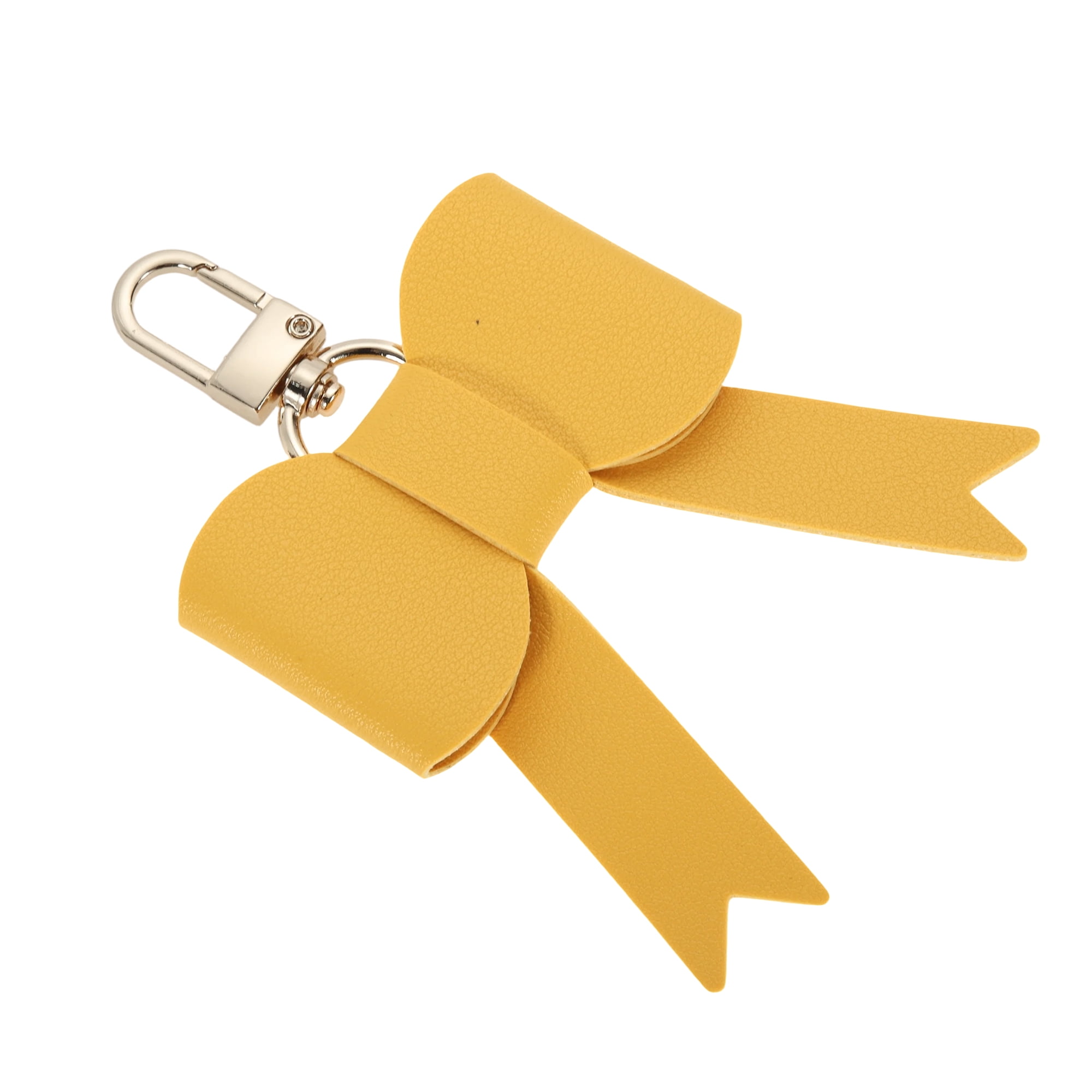 Unique Bargains Colorful Bow Handbag Charms for Gifts And Accessories Bright Yellow