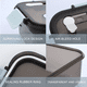 thumbnail image 4 of Caja Lonchera 1500ml De Tenedor Y Cuchara negro con azul, 4 of 5