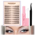 thumbnail image 1 of Kit de extensiones de pestañas TOOCHUNAG Clusters Lash 180 piezas, 1 of 7