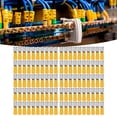 thumbnail image 3 of Conector de alambre de manchas compacto femenino aislada, cobre y pvc 100pcs livianos para awg 12-10 cables eléctricos, 3 of 7