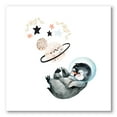 thumbnail image 2 of Designart Little Penguin With Stars and Planets I Canvas Wall Art, 2 of 4