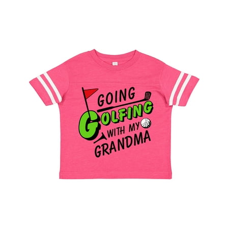 

Inktastic Going Golfing with My Grandma- Kids Golf Gift Toddler Boy or Toddler Girl T-Shirt