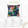 thumbnail image 4 of Bingfone Decorative Pillow Covers 20"X20" Colorful Flowers Couch Pillow Cases Modern Farmhouse Covers For Couch Sofa Bed, 4 of 9