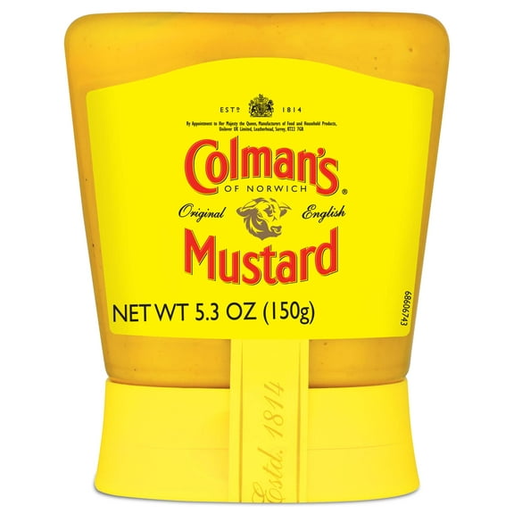 Colman's Squeezy Mustard, 5.3-Oz., Pack of 6