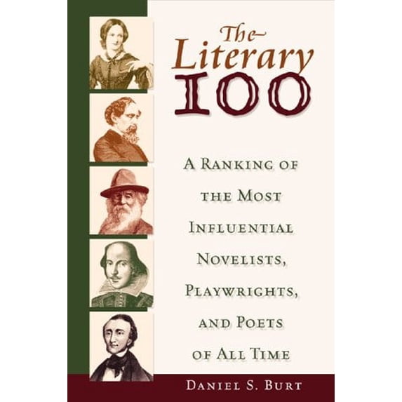 Pre-Owned The Literary 100: A Ranking of the Most Influential Novelists, Playwrights, and Poets of All Time (Paperback) 0816043833 9780816043835