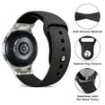 thumbnail image 4 of YuiYuKa 20mm bands No Gaps Sport Band For Samsung Galaxy Watch 4 Classic 46mm 42mm /5/5 Pro Smartwatch Silicone Sport Women Men Strap Bracelet for Galaxy Watch 5 4 44mm 40mm Band black, 4 of 12