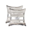 thumbnail image 1 of 18" x 18" x 5" Silver And Gray - Pillow 2-Pack, 1 of 1