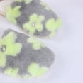 thumbnail image 5 of JUSLIO Womens House Slippers Fuzzy Plush Flat Sole Non Slip Indoor House Slippers Closed Toe Slide Slippers, 5 of 7