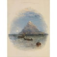 thumbnail image 2 of Thomas Creswick 15x18 Black Ornate Wood Framed Double Matted Museum Art Print Titled - St. Michael's Mount, Cornwall (ca. 1838), 2 of 5