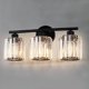 thumbnail image 1 of MFXH L&aacute;mpara de Tocador de 3 Luces con Bombillas de Burbujas de Cristal, L&aacute;mpara de Pared de Ba&ntilde;o para Arriba del Espejo, 1 of 7