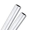 thumbnail image 1 of Tubo redondo de aluminio 6063 de 250 mm en paquete de 2, 15 mm ID 19 mm OD, tubería de aluminio sin costura para manualidades DIY [0.59x0.75x9.8IN], 1 of 7