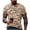 Khaki #53, variant on Gym Shirts for Men Crew Neck Camouflage Athletic T Shirts Short Sleeve Cotton Relaxed Fit Work Out Tops Big and Tall Basic Tees Light Gray M
